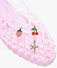 Wild Diva Suhana Pink Ballet Flat Jelly Shoes