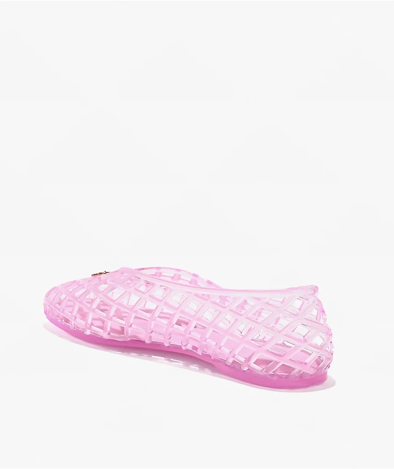 Wild Diva Suhana Pink Ballet Flat Jelly Shoes