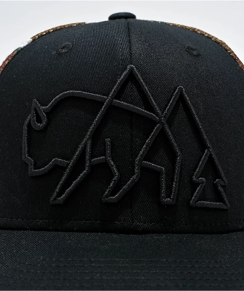 Wild Tribute Logo Camo Trucker Hat