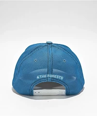 Wild Tribute Smokey The Bear Rust Red & Sky Blue Trucker Hat