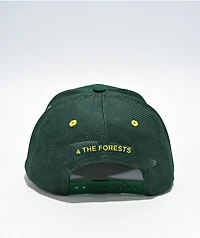Wild Tribute Smokey The Groovy Bear Green Trucker Hat