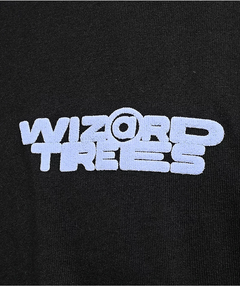 Wizard Trees Born + Grown Black T-Shirt