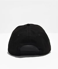 Worble Bad Lou Black Faux Suede Snapback Hat