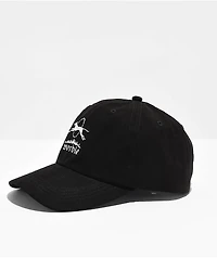 Worble Bad Lou Black Faux Suede Snapback Hat