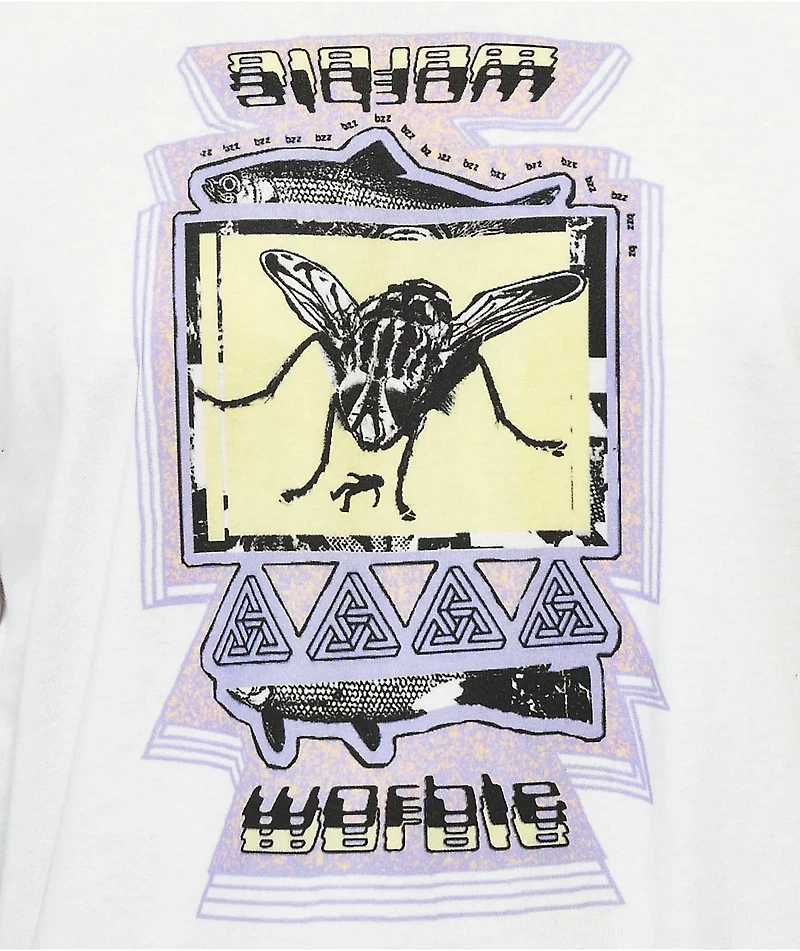 Worble Strange Encounters White T-Shirt