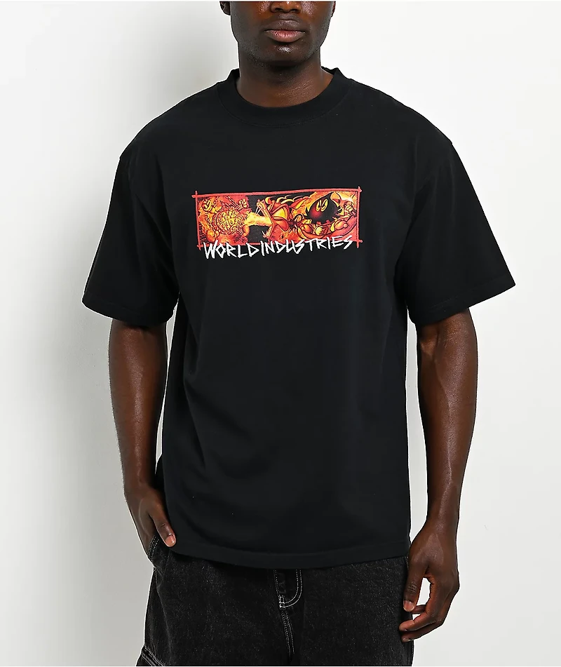 World Industries D&D Black T-Shirt