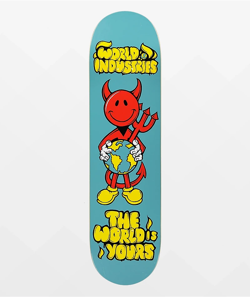 World Industries Devilman World Is Yours 8.25" Skateboard Deck