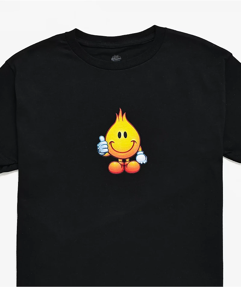 World Industries Kids Flame Boy Black T-Shirt