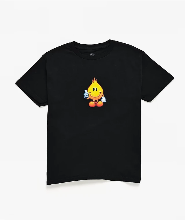 World Industries Kids Flame Boy Black T-Shirt