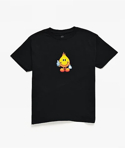 World Industries Kids Flame Boy Black T-Shirt