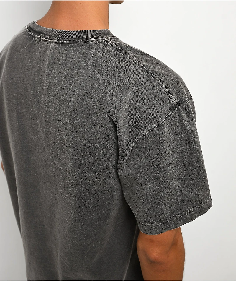 World Industries Oval Corp Grey Wash T-Shirt