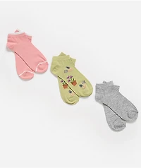 Wrangler Gardening 3 Pack No Show Socks