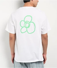 Wuuski Triple Flower White T-Shirt