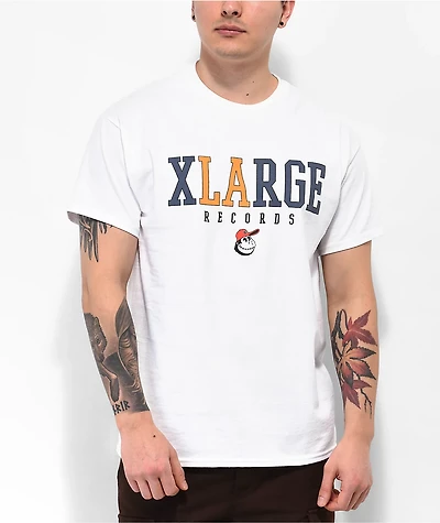 XLARGE Records White T-Shirt