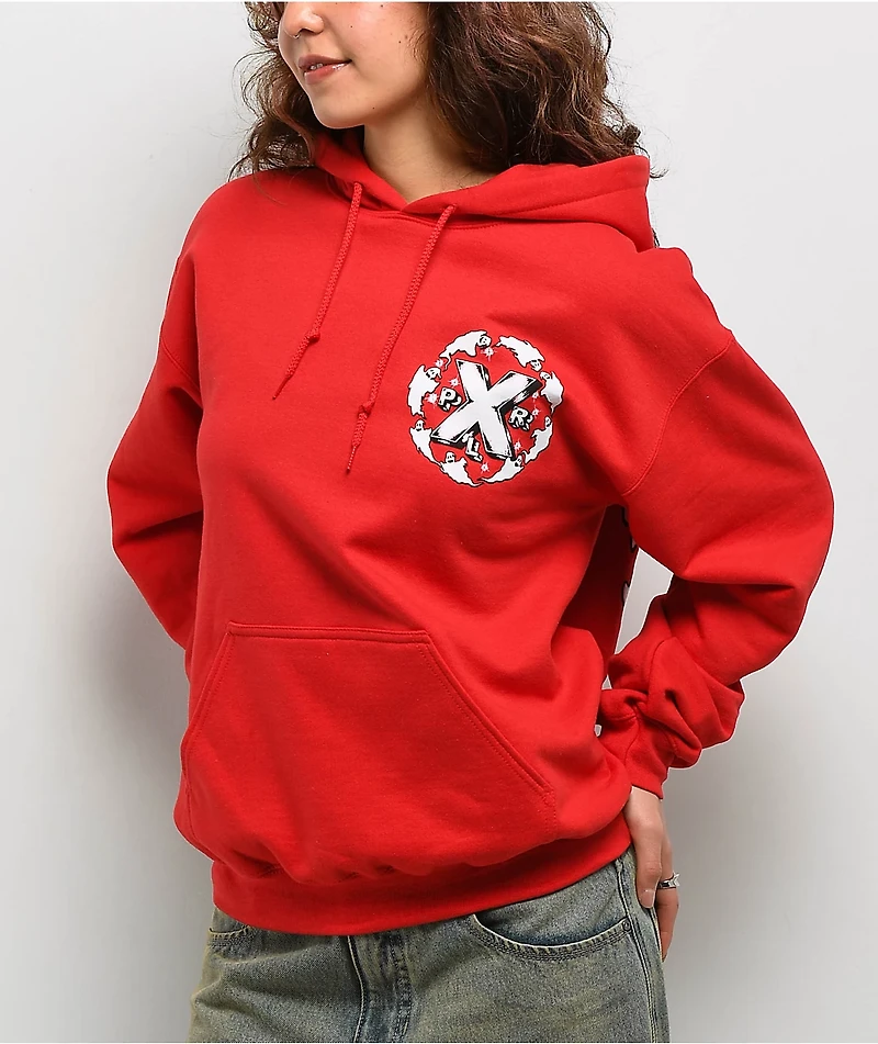 XPLR Apparitions Red Hoodie