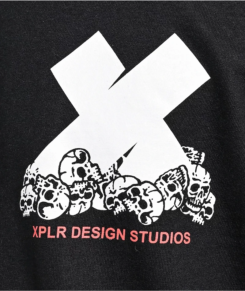 XPLR Bones Black T-Shirt