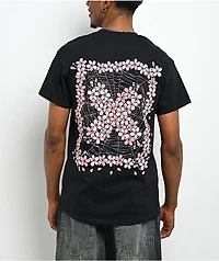 XPLR Cherry Blossoms Black T-Shirt
