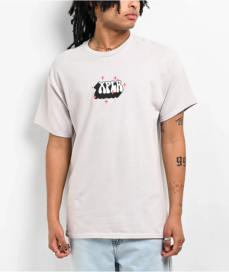 XPLR Fighting Demons Grey T-Shirt