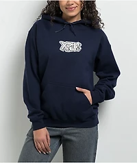 XPLR Ghost Graffiti Navy Hoodie