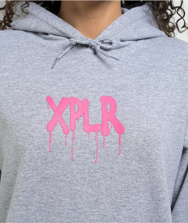 XPLR Graffiti Grey Hoodie