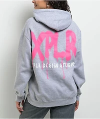 XPLR Graffiti Grey Hoodie