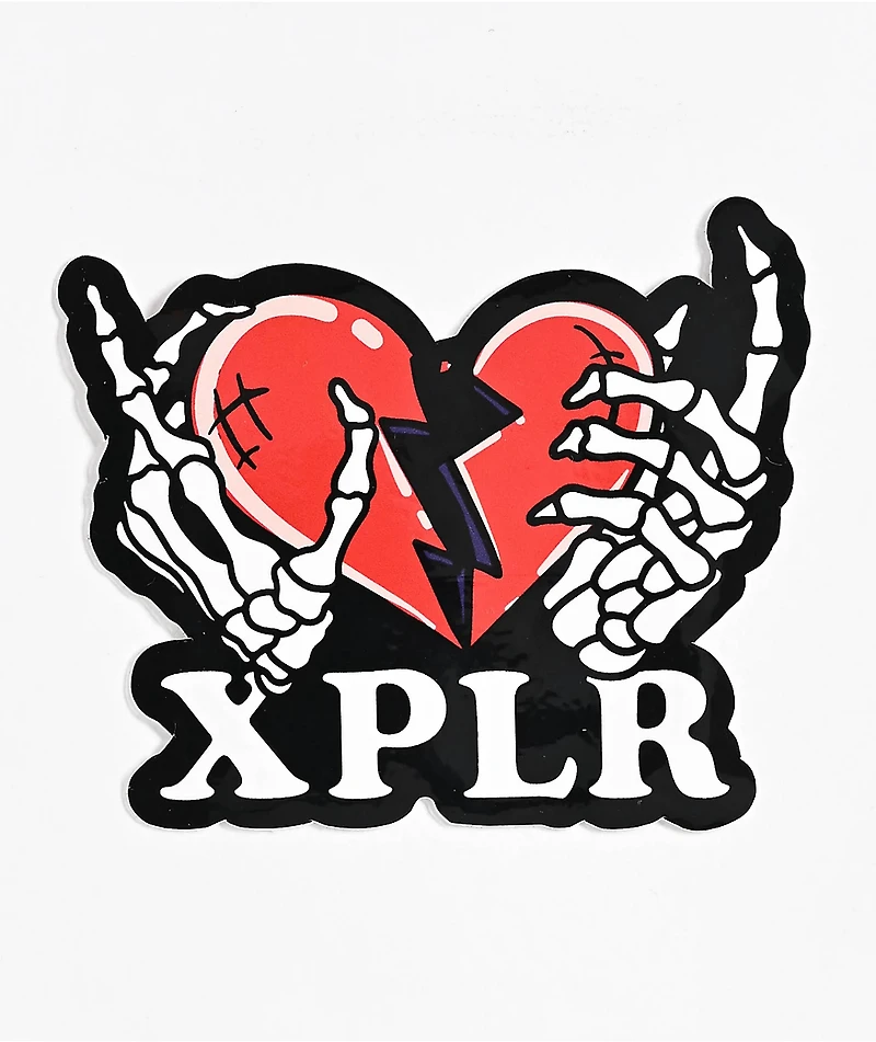 XPLR Heartbreak Sticker