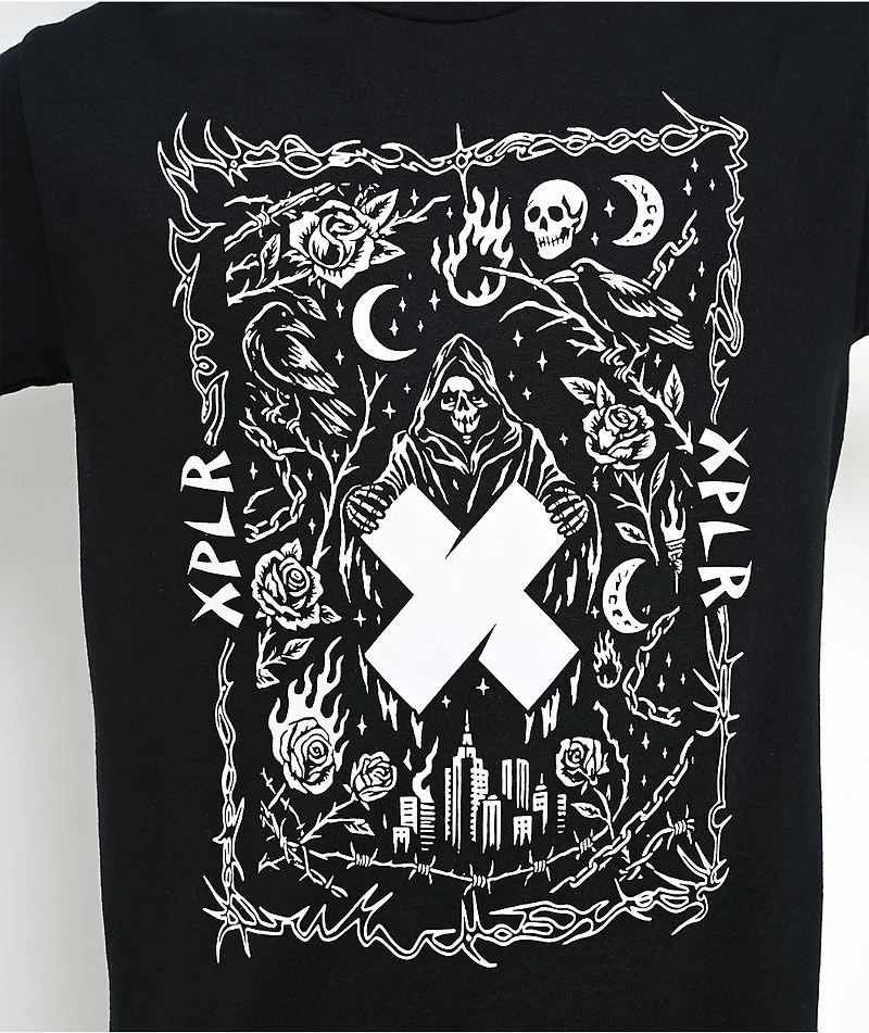 XPLR Horror City Black T-Shirt