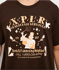 XPLR Magician Services Brown T-Shirt