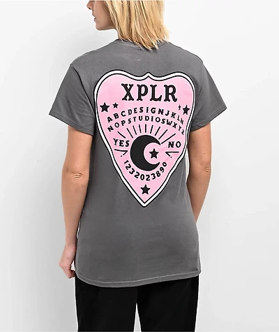 XPLR Planchette Board Charcoal T-Shirt