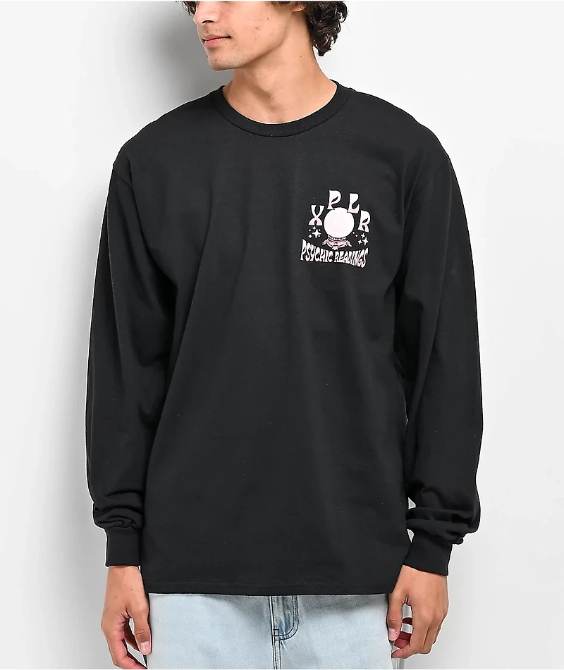 XPLR Psychic Readings Black Long Sleeve T-Shirt