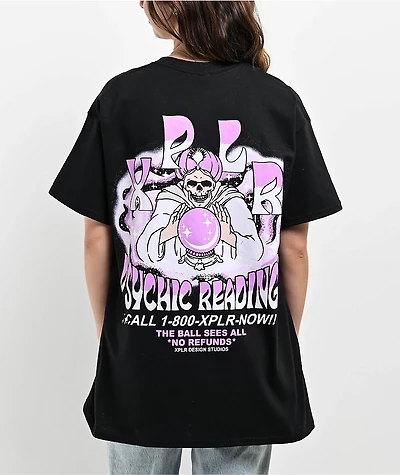 XPLR Psychic Readings Black T-Shirt