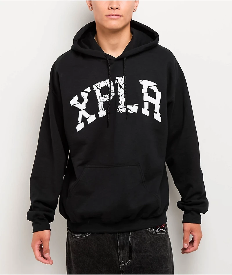 XPLR Shatter Black Hoodie