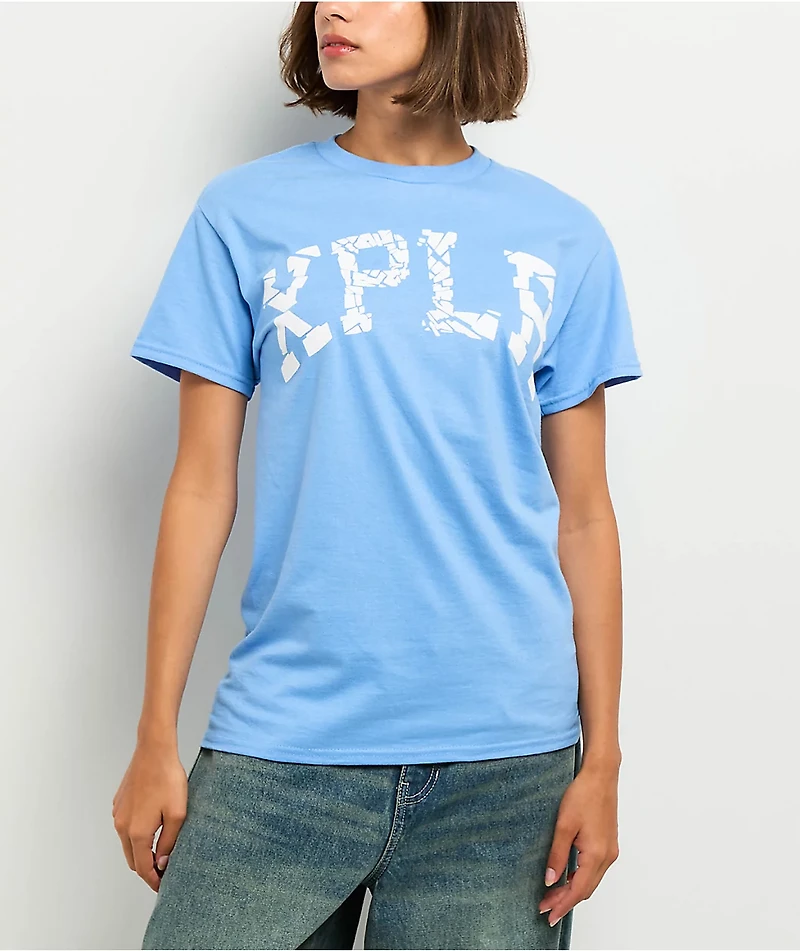 XPLR Shatter Blue T-Shirt