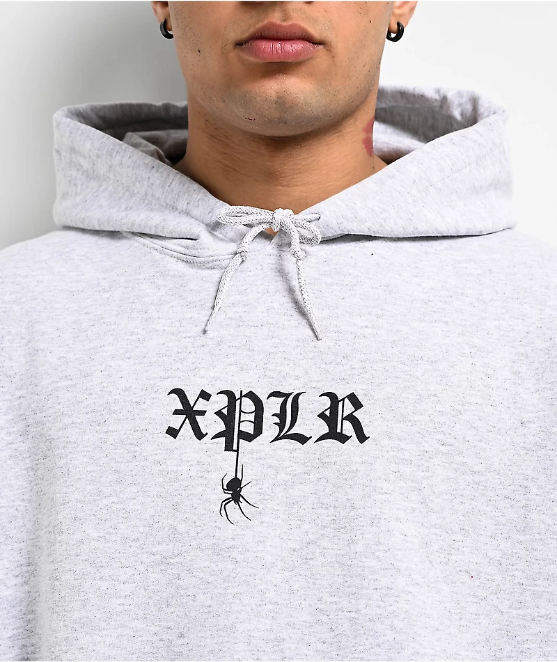 XPLR Spider Grey Hoodie