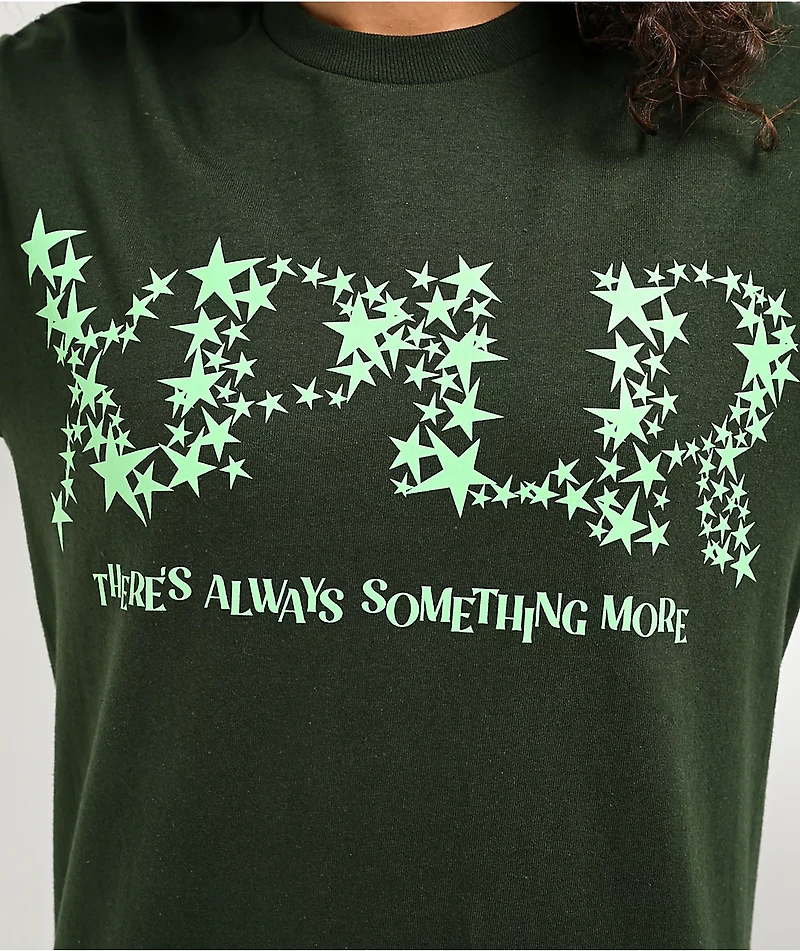 XPLR Stars Forest Green Long Sleeve T-Shirt