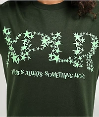 XPLR Stars Forest Green Long Sleeve T-Shirt