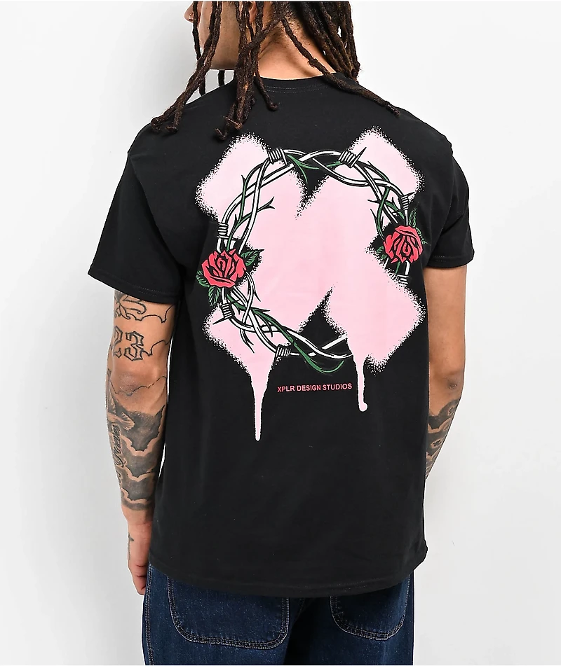 XPLR Thorns Black T-Shirt