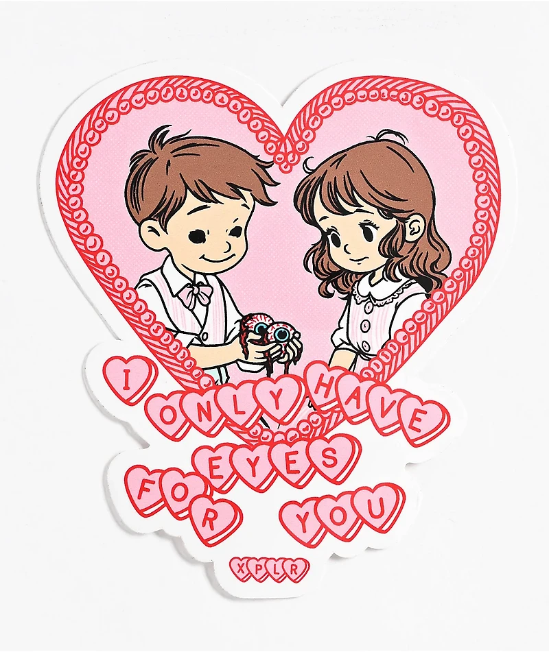 XPLR Valentine Sticker