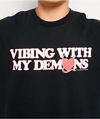 XPLR Vibes Black T-Shirt