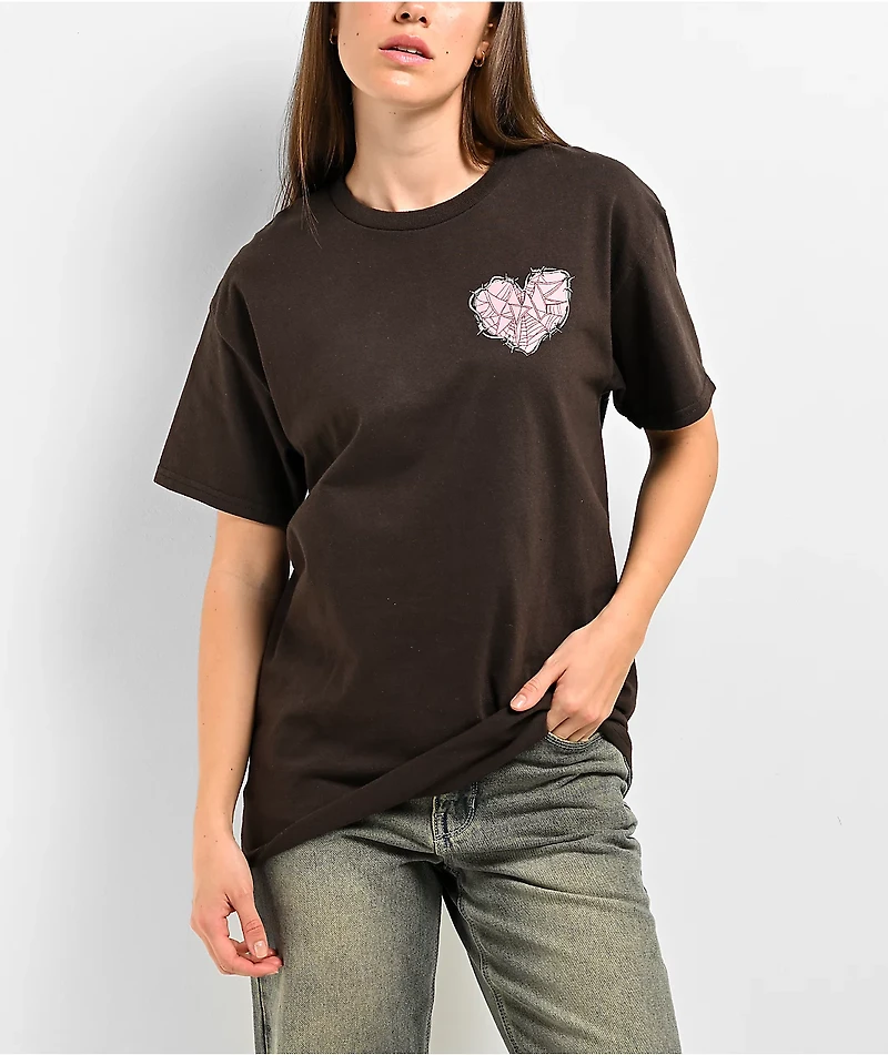 XPLR Webheart Brown T-Shirt