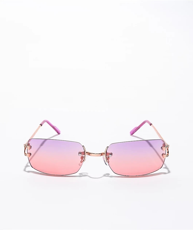 Y2K Pink & Purple Sunglasses