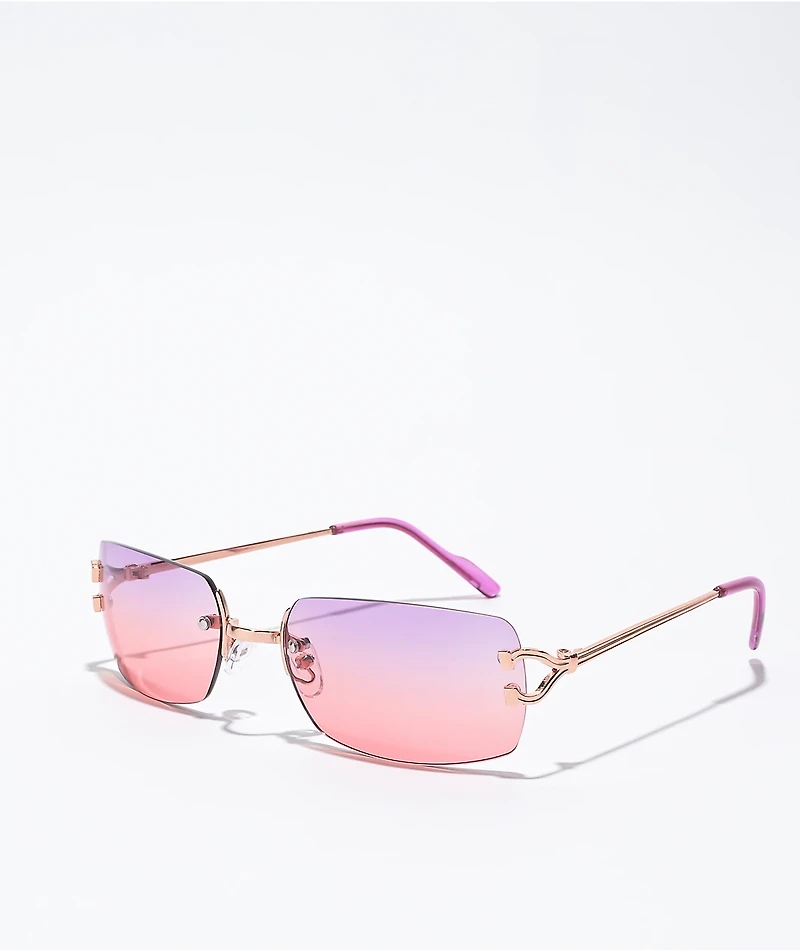 Y2K Pink & Purple Sunglasses