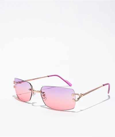 Y2K Pink & Purple Sunglasses