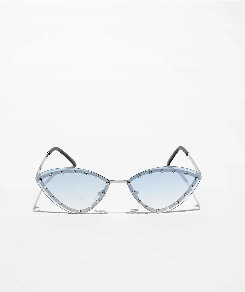 Y2K Studded Cat Eye Sunglasses
