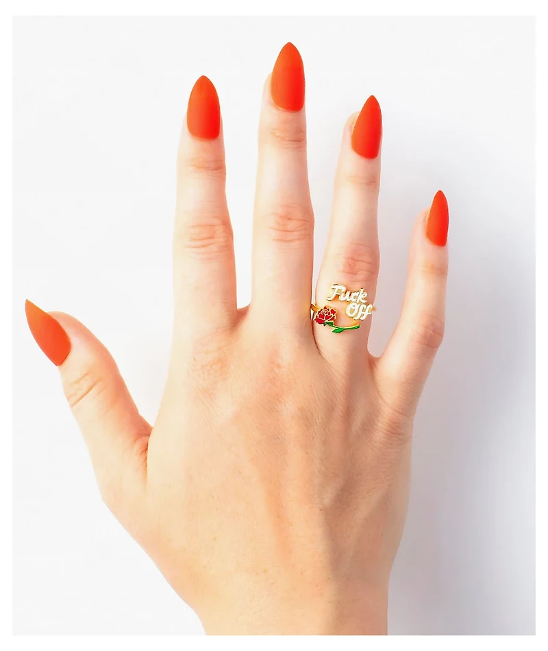 Yellow Owl Workshop F*ck Off Ring