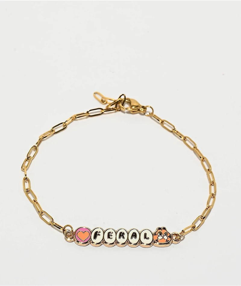 Yellow Owl Workshop Feral Gold Bracelet
