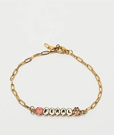 Yellow Owl Workshop Feral Gold Bracelet