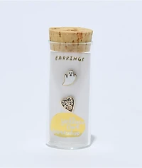 Yellow Owl Workshop Ghost & Planchette Stud Earrings