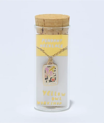 Yellow Owl Workshop Lovers Tarot Necklace