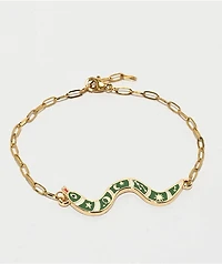 Yellow Owl Workshop Snake Gold Bracelet